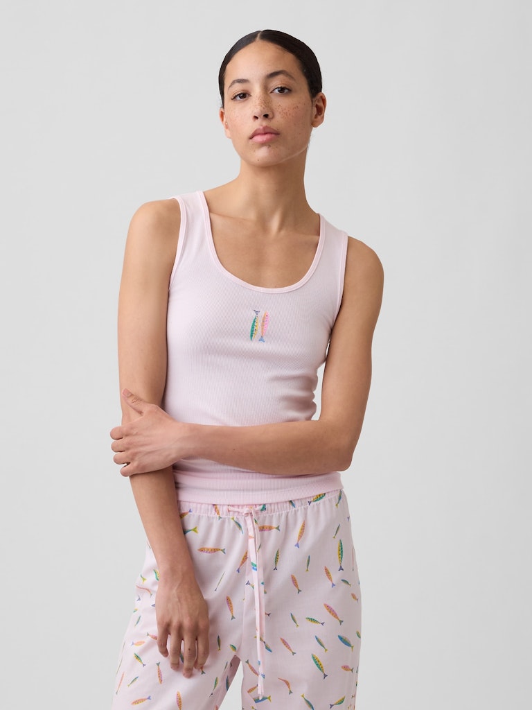 Gap Logo Ribbed Tank Top: $9.99 Gap Logo Ribbed Tank Top: $9.99