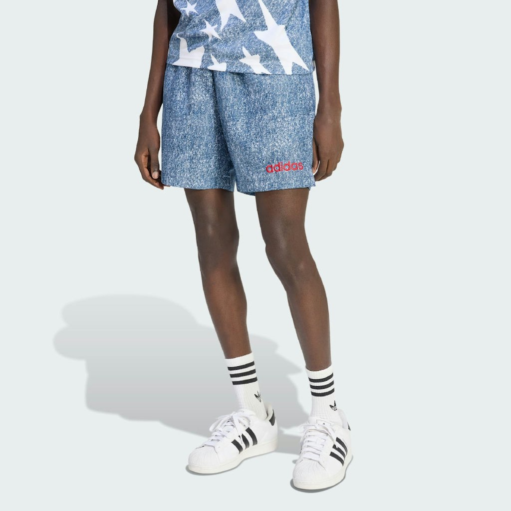 Denim Graphic Shorts: $60 Denim Graphic Shorts: $60