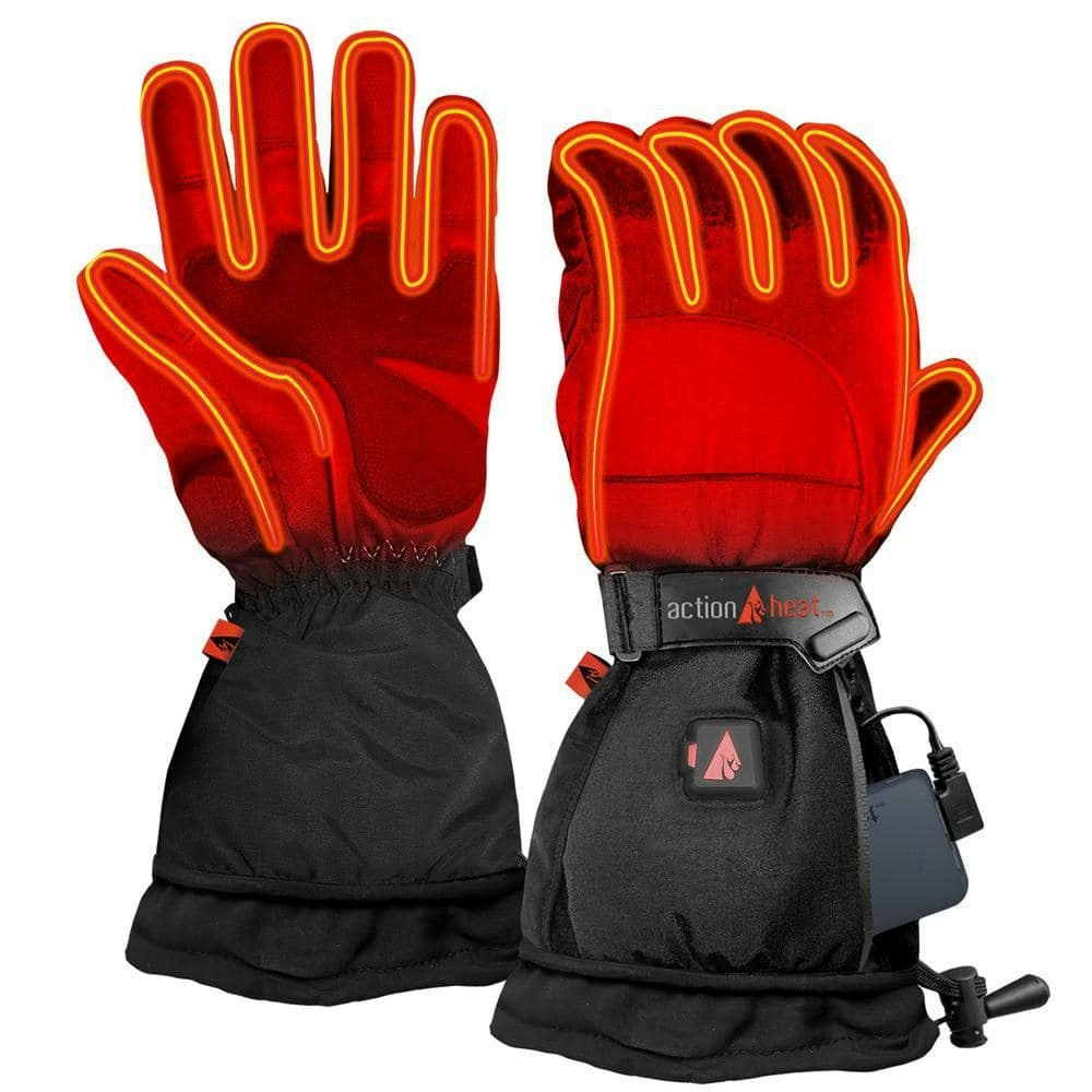 Men's Battery Heated Snow Gloves: $145.49