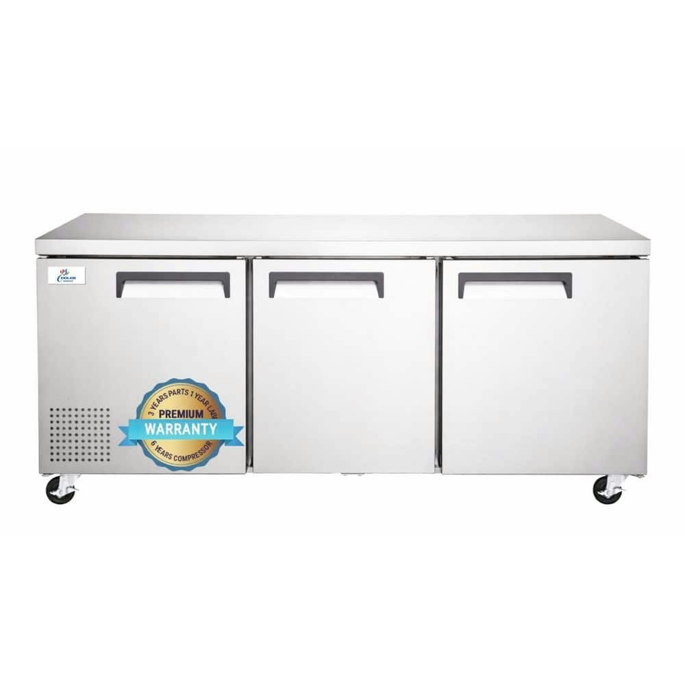 Upright Undercounter Refrigerator in Stainless Steel: $2,464