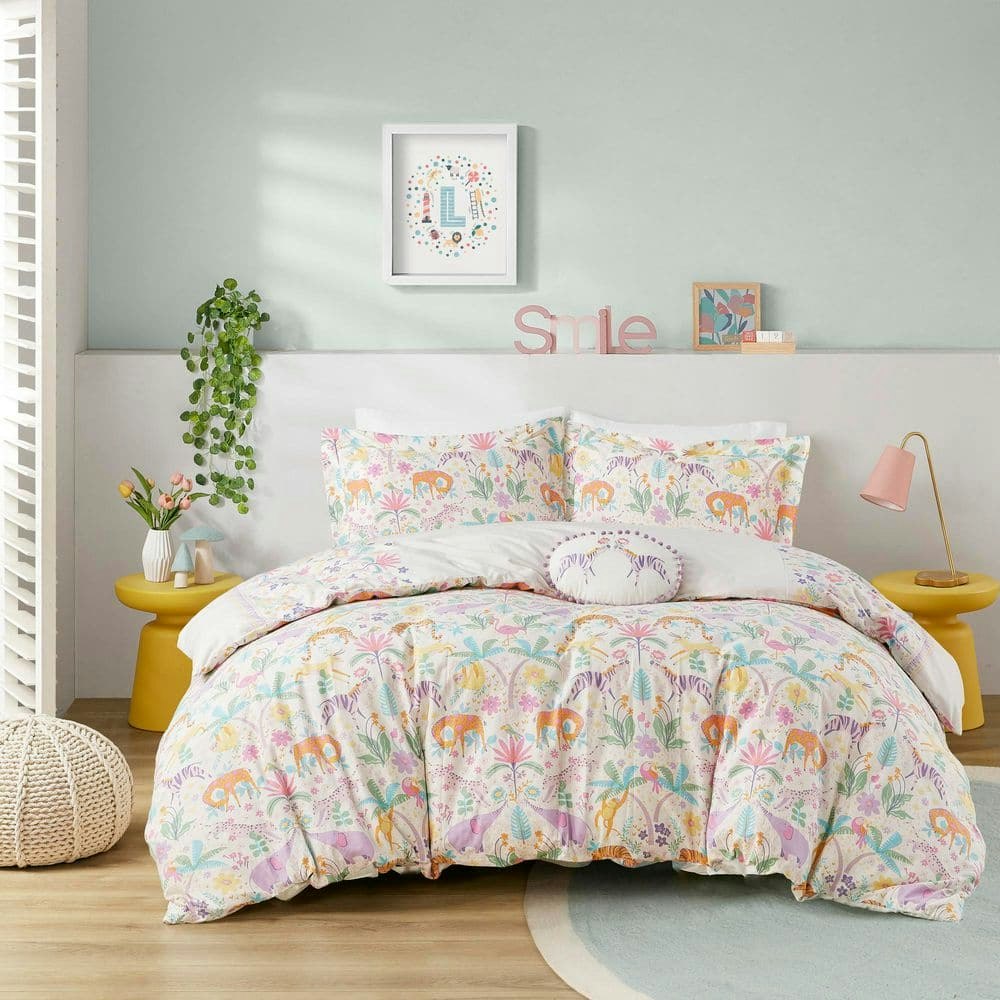 Thea 4-Piece Cotton Duvet Cover Set: $68.99 Thea 4-Piece Cotton Duvet Cover Set: $68.99
