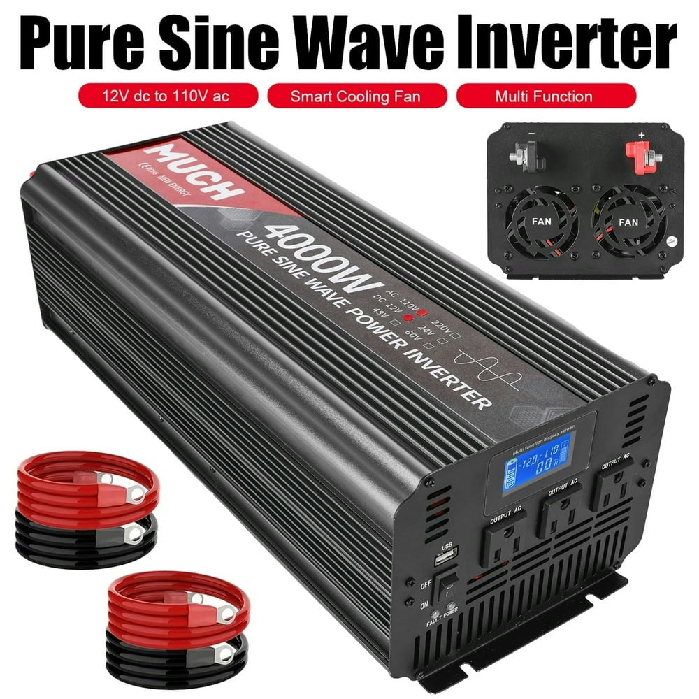 MUCH 4000 Watt Pure Sine Wave Power Inverter: $249.99 MUCH 4000 Watt Pure Sine Wave Power Inverter: $249.99