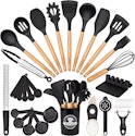 39-Piece Silicone Kitchen Utensils Set for $20 + free shipping