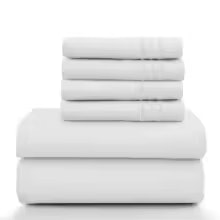 Lux Décor 6-Piece Microfiber Solid Sheet Set: from $12 Lux Décor 6-Piece Microfiber Solid Sheet Set: from $12