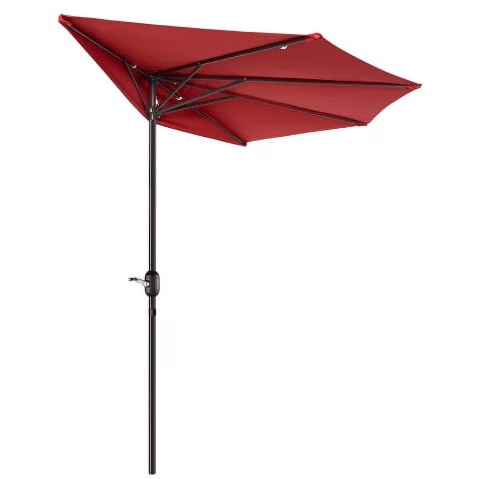 Villacera 9-Foot Outdoor Half Patio Umbrella: $26 Villacera 9-Foot Outdoor Half Patio Umbrella: $26