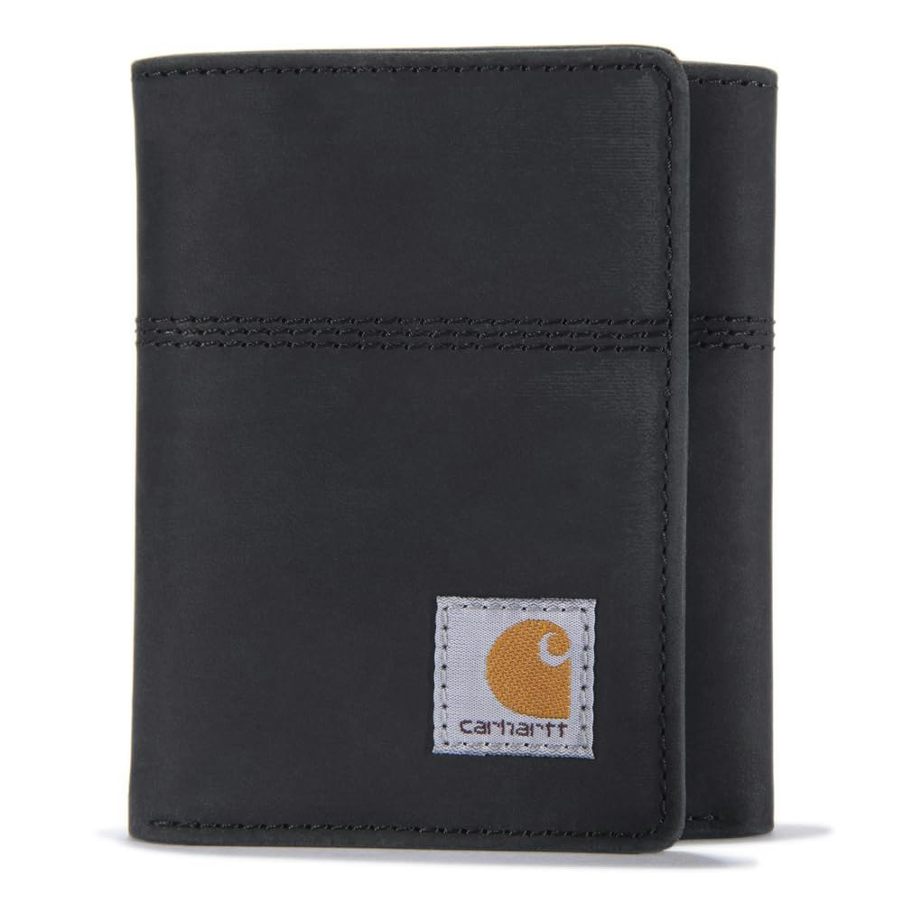 Carhartt Men's Saddle Leather Trifold Wallet: $19
