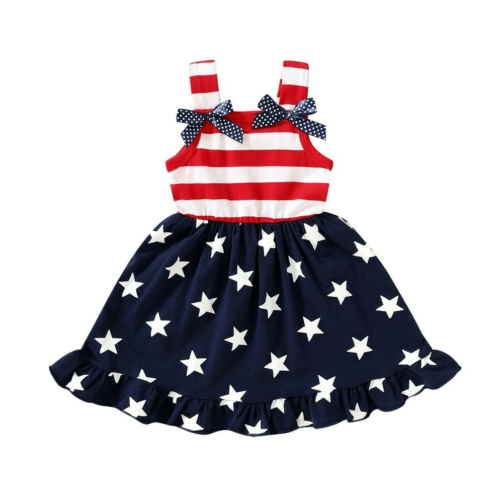 Younger Tree Toddler Baby Girls 4th of July Dress 4-5T: $12.99 Younger Tree Toddler Baby Girls 4th of July Dress 4-5T: $12.99