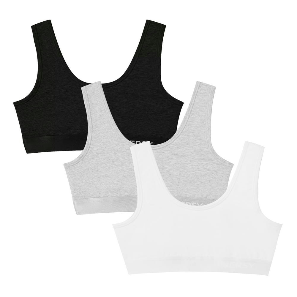 Innersy Girls Wireless Cotton Training Bras 3-Pack: $16.99 Innersy Girls Wireless Cotton Training Bras 3-Pack: $16.99