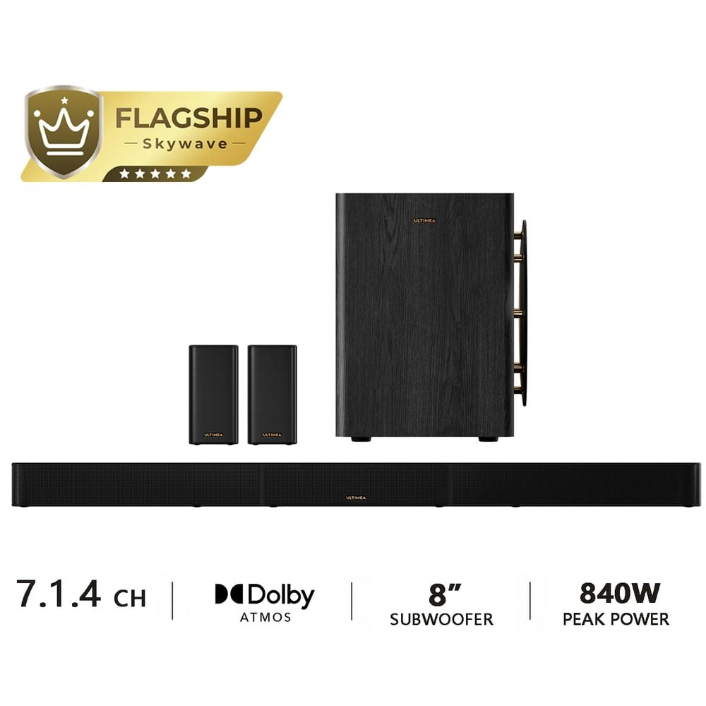 Ultimea 7.1.4ch Sound Bar with Dolby Atmos and Subwoofer: $499 Ultimea 7.1.4ch Sound Bar with Dolby Atmos and Subwoofer: $499