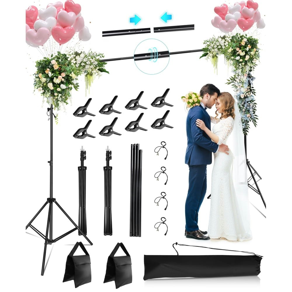 Reloive 10x7-Foot Adjustable Backdrop Stand Support Kit: $32.99 Reloive 10x7-Foot Adjustable Backdrop Stand Support Kit: $32.99