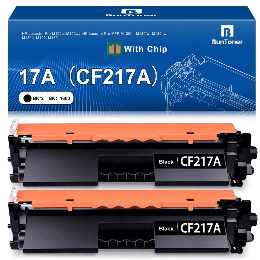 CF217A 17A Black Toner Cartridge 2-Pack: $18.13