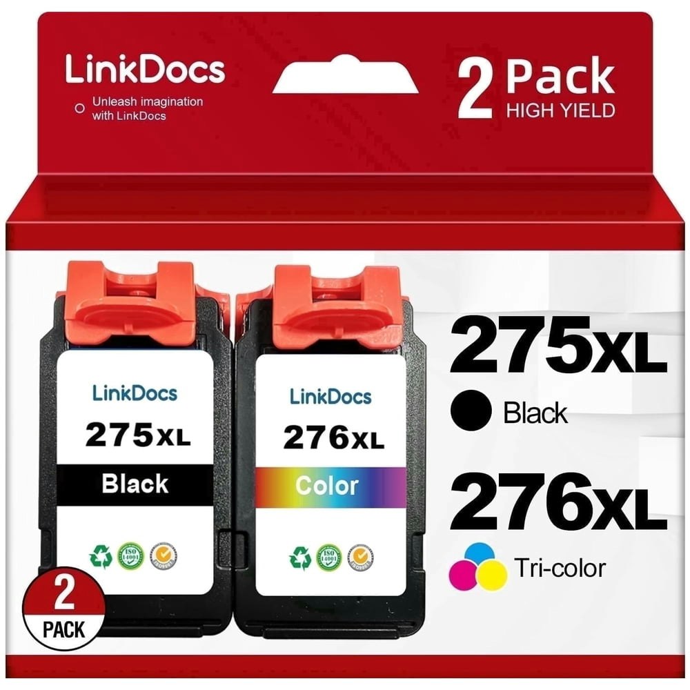 Canon PG-275XL & CL-276XL Ink Cartridge 2-Pack: $32.29 Canon PG-275XL & CL-276XL Ink Cartridge 2-Pack: $32.29