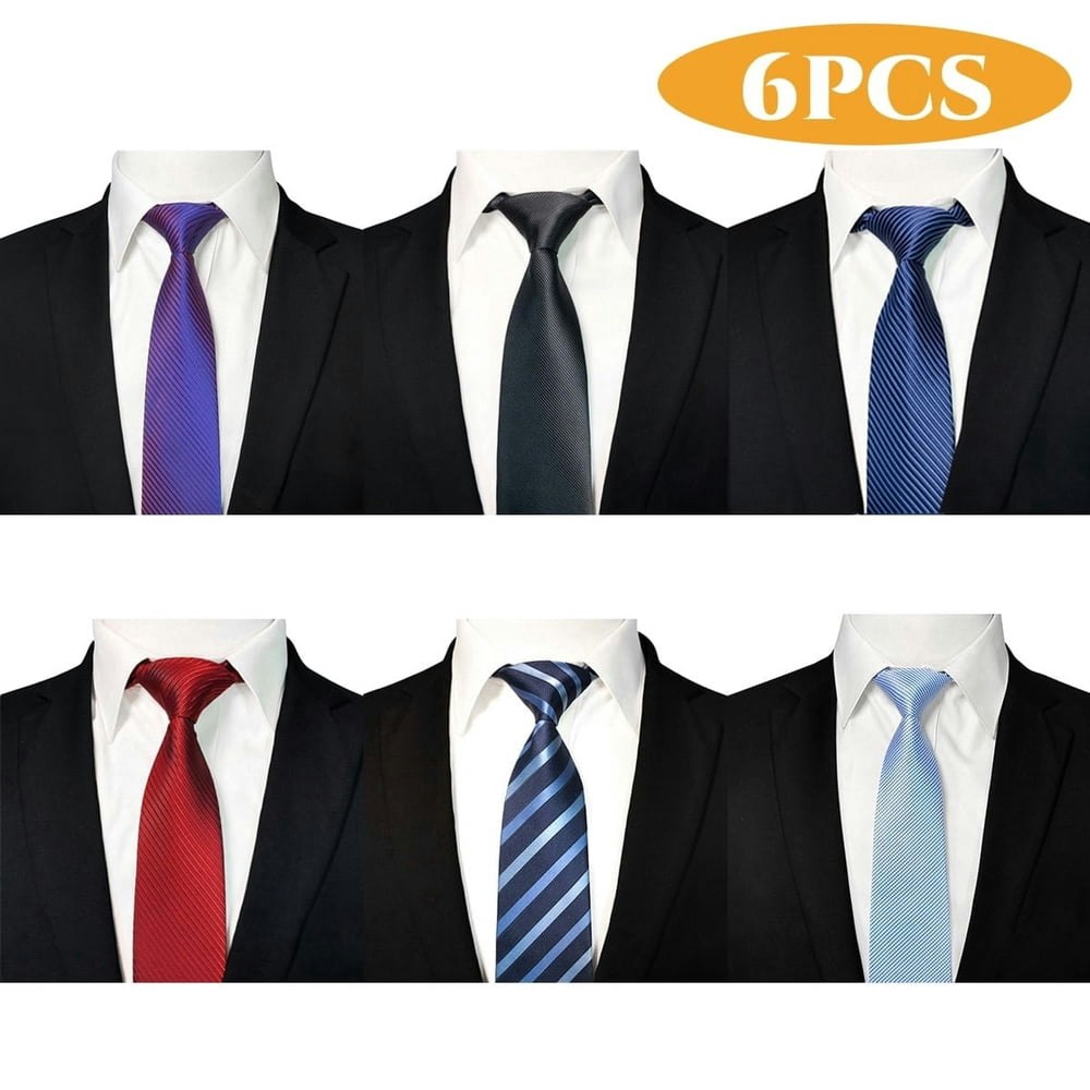 Men's Woven Jacquard Neckties 6-Pack: $17.99 Men's Woven Jacquard Neckties 6-Pack: $17.99