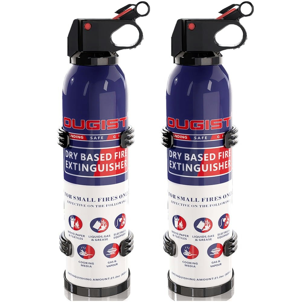 Ougist Small Fire Extinguisher 2-Pack: $29.59 Ougist Small Fire Extinguisher 2-Pack: $29.59