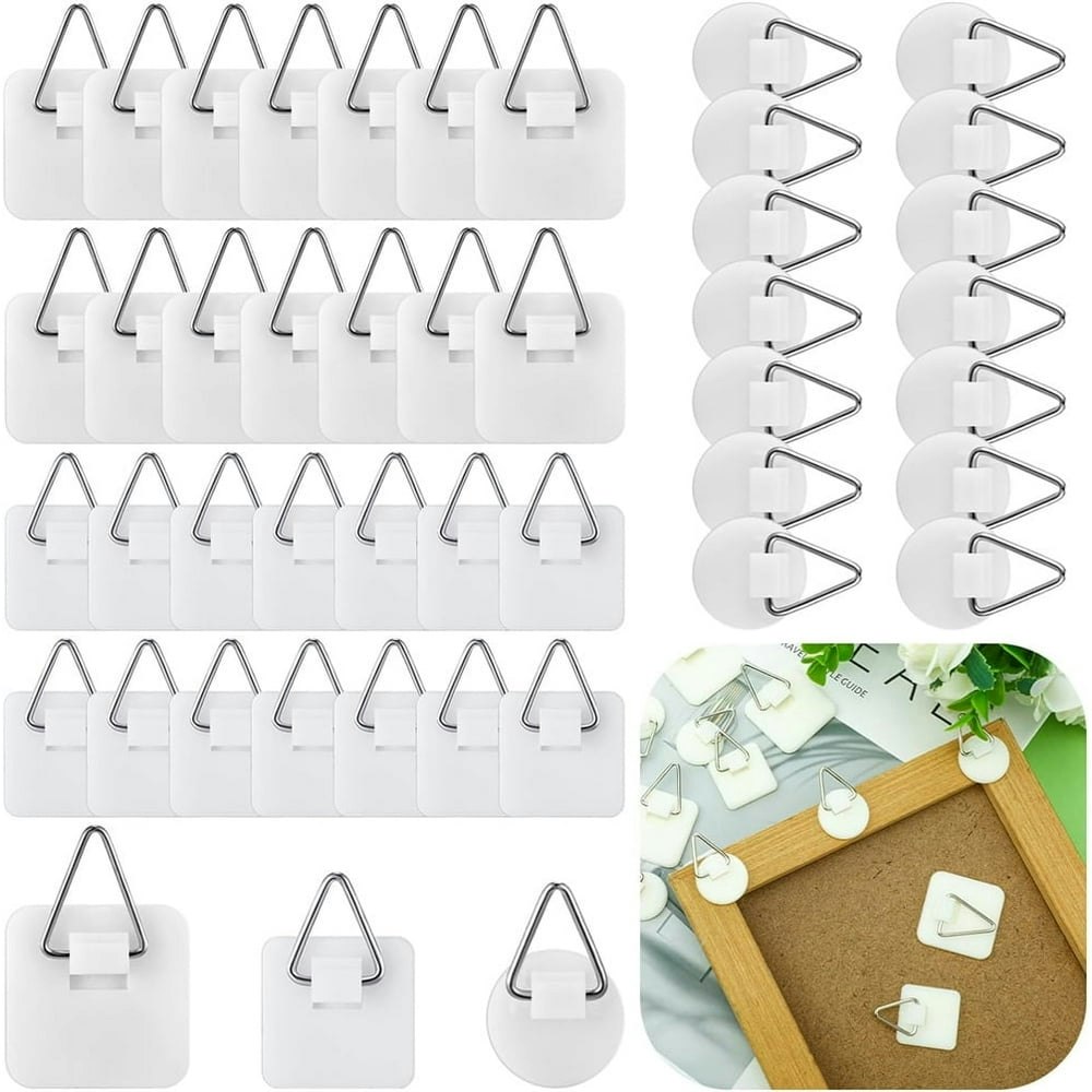 Duslogis 45 Pcs Adhesive Picture Hangers: $13.89 Duslogis 45 Pcs Adhesive Picture Hangers: $13.89