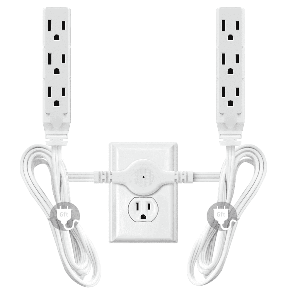 Hitrends 12-Foot 6-Outlet Twin Extension Cord: $13.49 Hitrends 12-Foot 6-Outlet Twin Extension Cord: $13.49