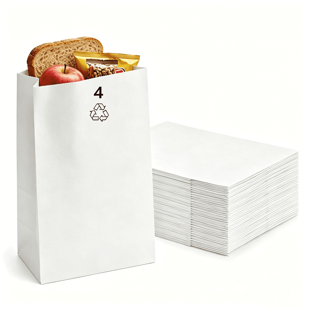 BagDream 4-Pound White Kraft Paper Bags 100-Pack: $11.99 BagDream 4-Pound White Kraft Paper Bags 100-Pack: $11.99