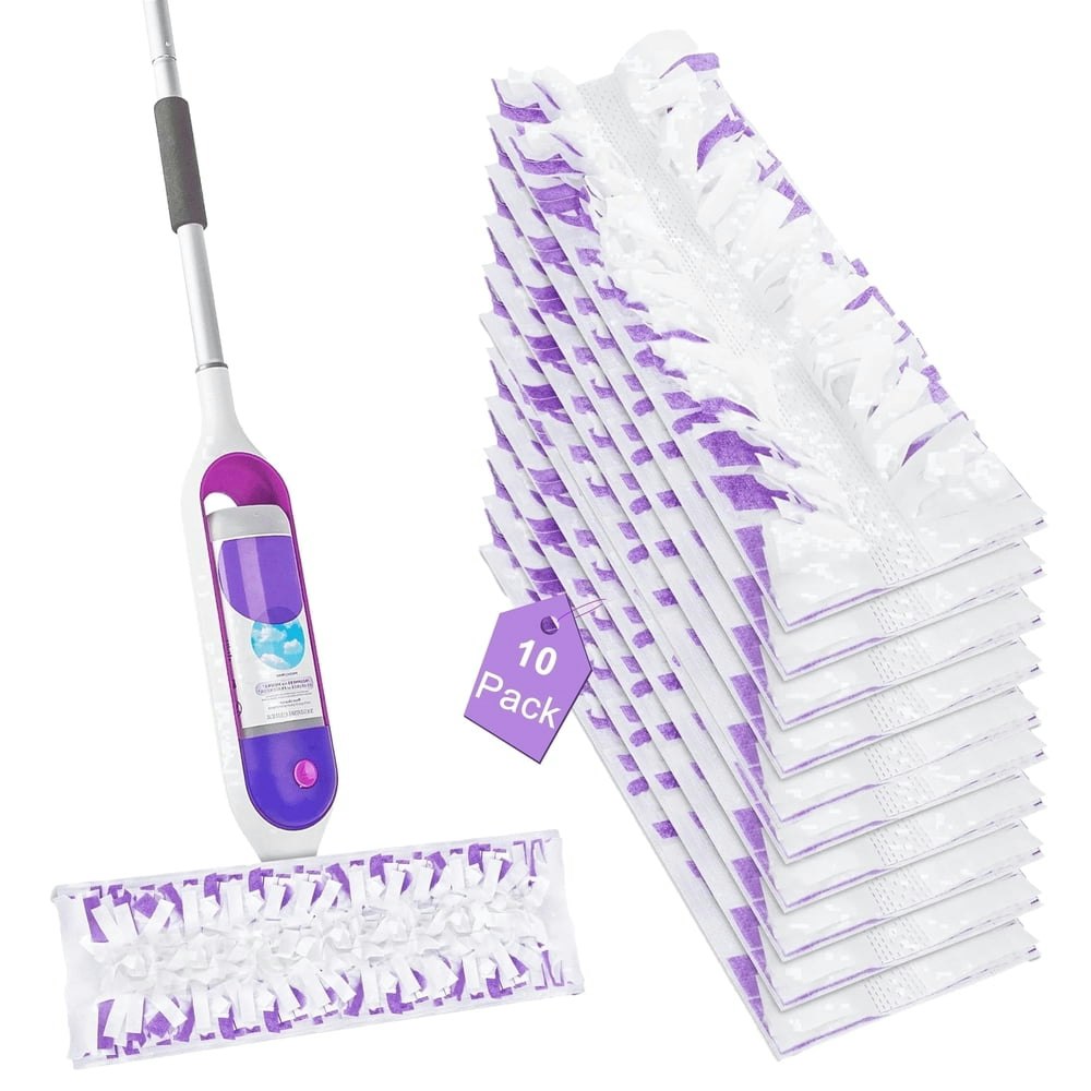 Swiffer Power Mop Compatible Disposable Microfiber Mopping Pad Refills 10-Pack: $11.99