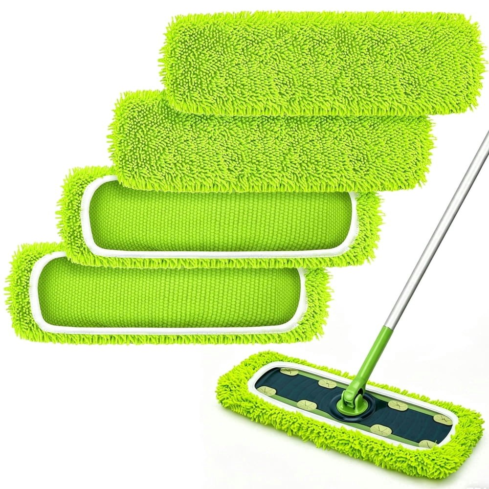 ZenClean Reusable Microfiber Mop Pads 4-Pack: $16.89