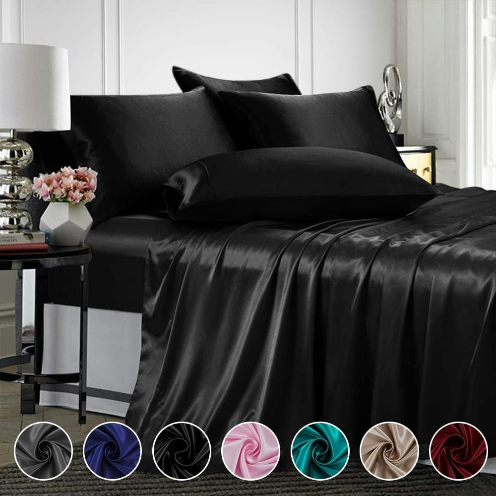 Anminy Satin Sheet Set 3-Piece: $15.65 Anminy Satin Sheet Set 3-Piece: $15.65