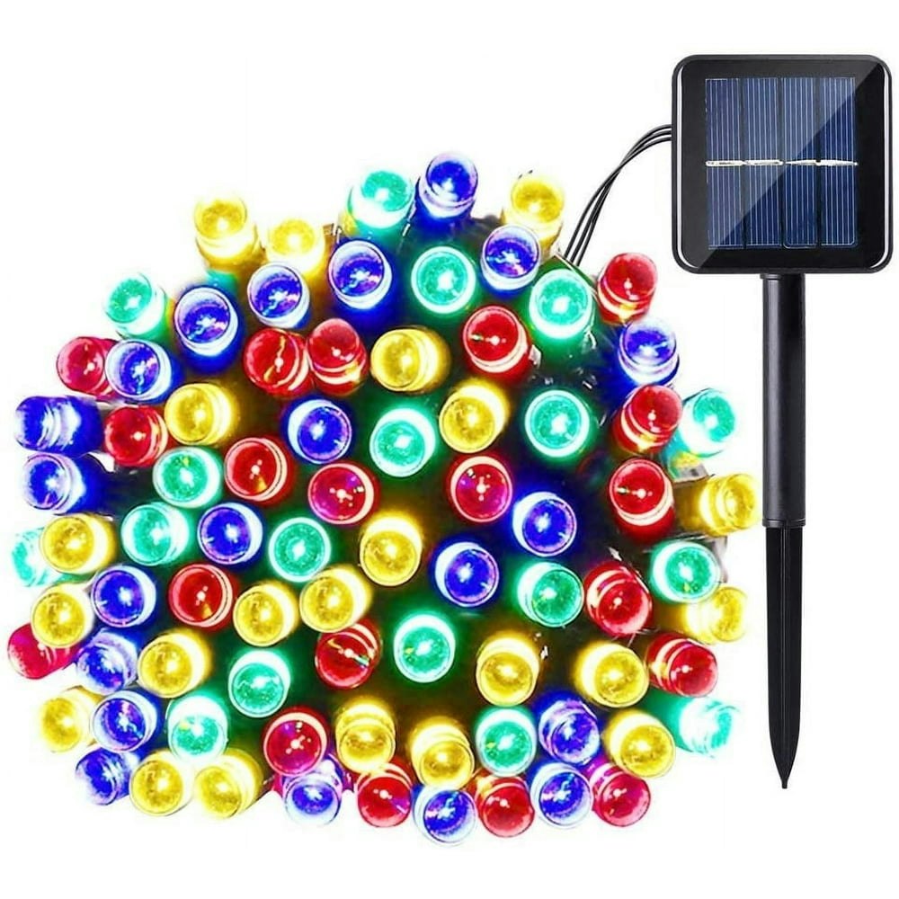 QiShi Christmas Solar String Lights 100 LED 1-Pack: $10.92