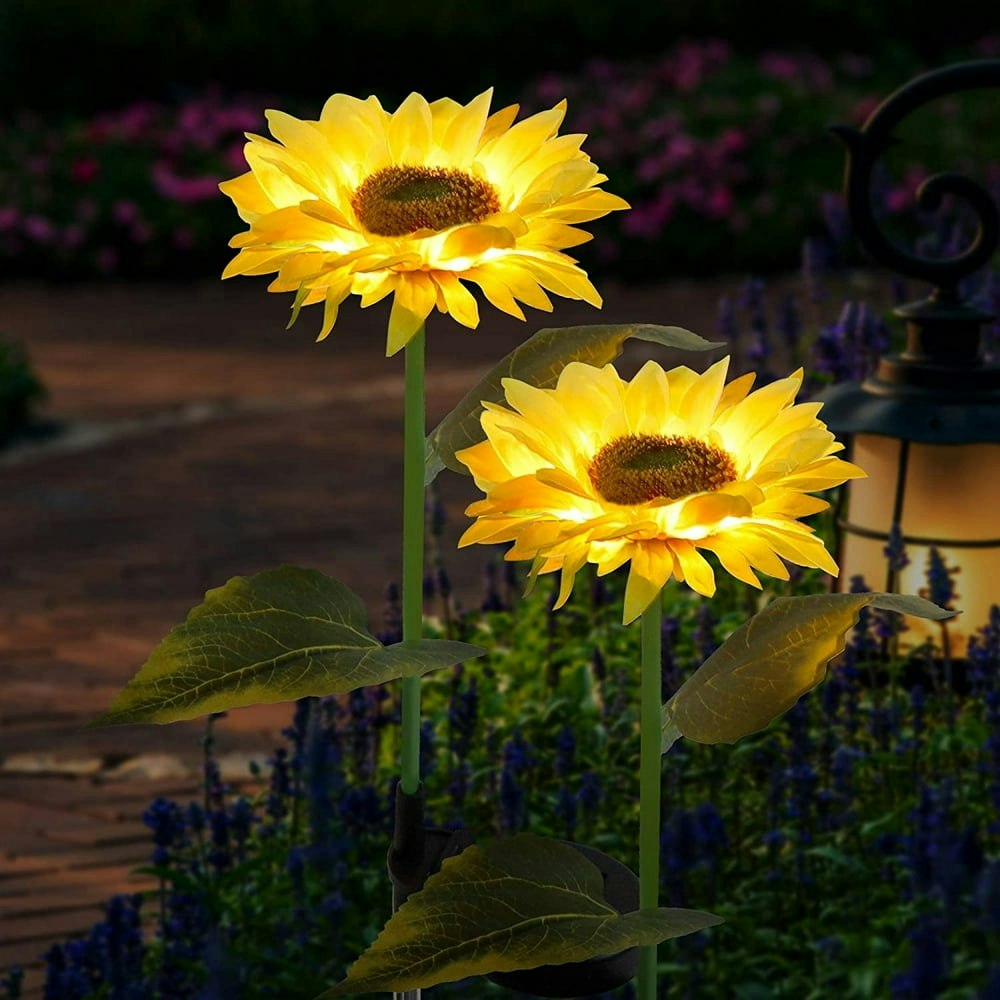 Rirool Sunflower Garden Lights 2-Pack: $13.99 Rirool Sunflower Garden Lights 2-Pack: $13.99