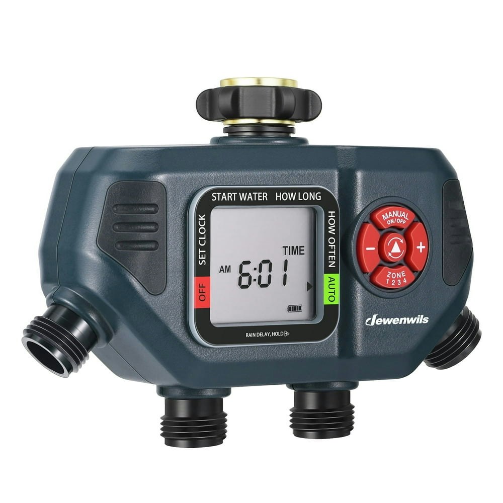 Dewenwils 4-Zone Garden Hose Sprinkler Timer: $48.61