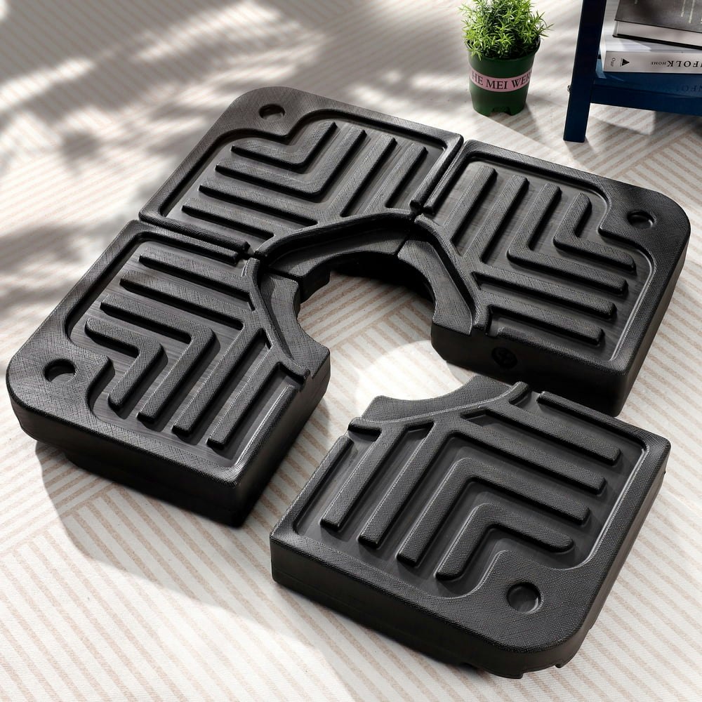 Scafild 4-Piece Patio Offset Umbrella Base Stand: $53.99 Scafild 4-Piece Patio Offset Umbrella Base Stand: $53.99