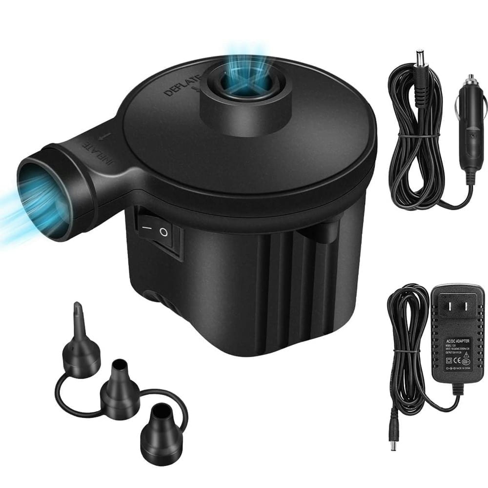 Cowin Electric Air Pump Portable Quick-Fill 110V AC/12V: $9.98 Cowin Electric Air Pump Portable Quick-Fill 110V AC/12V: $9.98