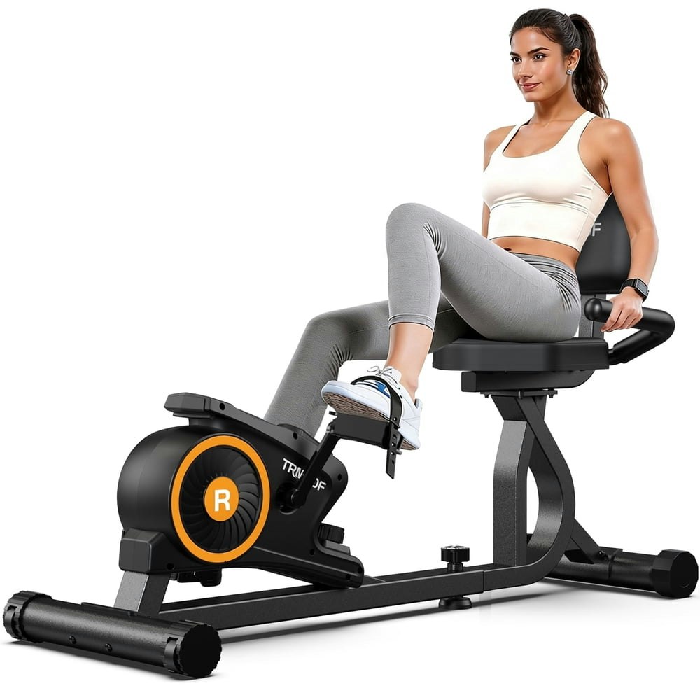 Trmddf Magnetic Recumbent Exercise Bike: $134.09 Trmddf Magnetic Recumbent Exercise Bike: $134.09
