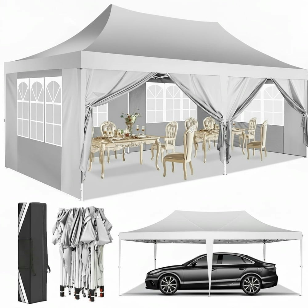 Hoteel 10' x 20' Pop-Up Canopy Tent: $156.99