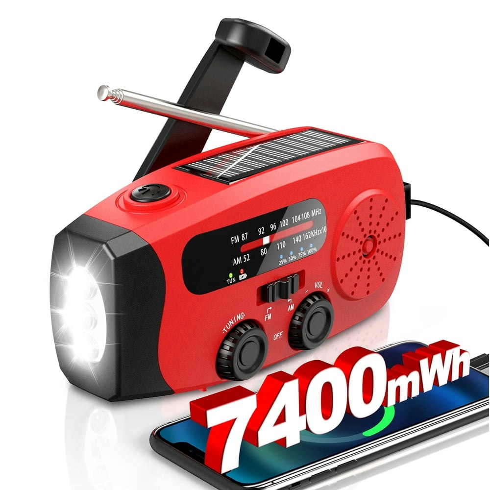Jazmm Hand Crank Emergency Radio: $16.47