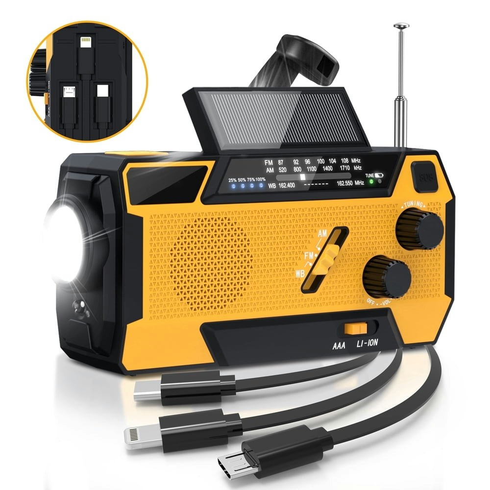 Jazmm Hand Crank Emergency Radio: $28.98