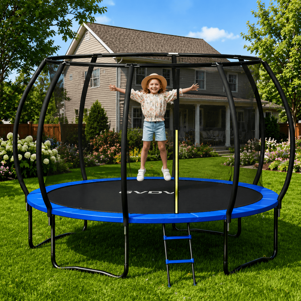 GVDV 10-Foot Outdoor Trampoline with Enclosure: $189.99 GVDV 10-Foot Outdoor Trampoline with Enclosure: $189.99
