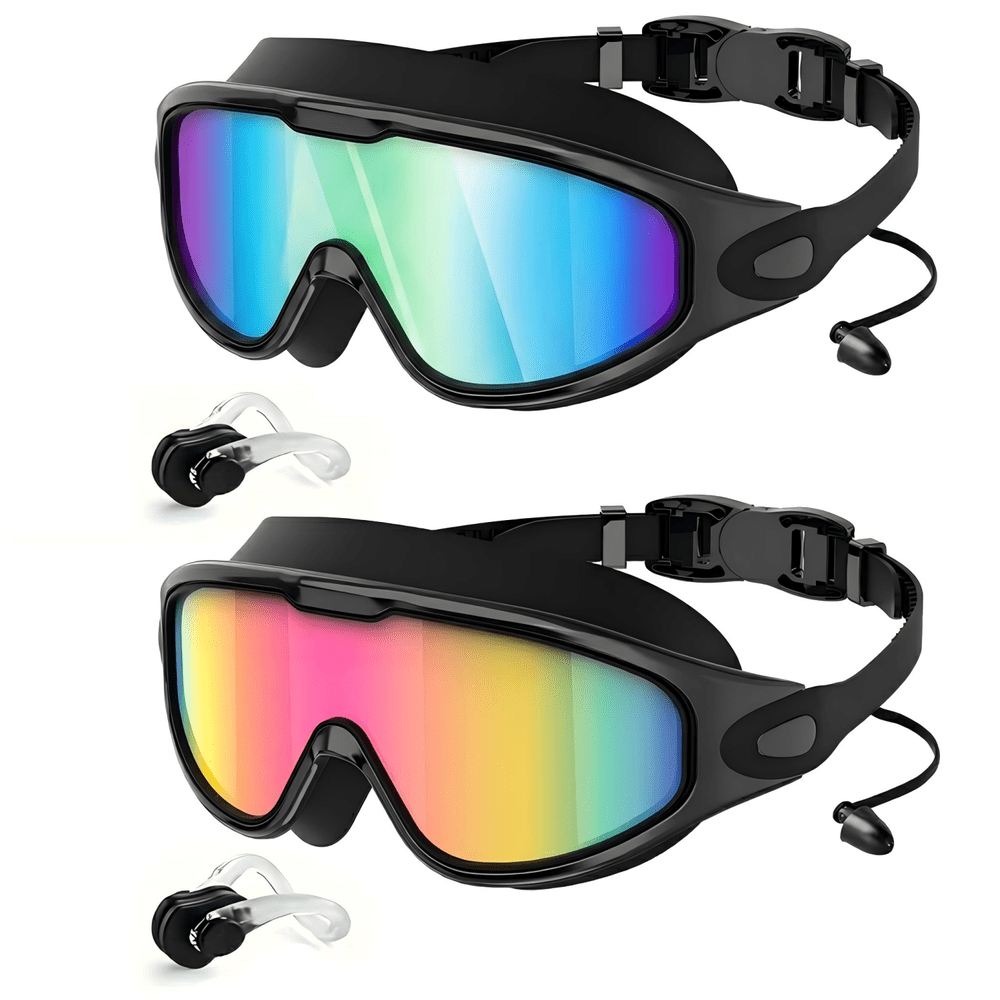 Mapskey Swim Goggles with Earplugs and Nose Clip: $13.49 Mapskey Swim Goggles with Earplugs and Nose Clip: $13.49
