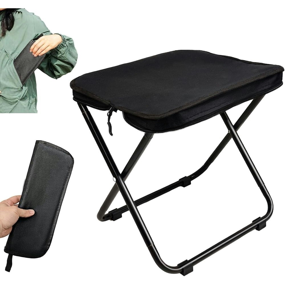 Portable Folding Camping Stool: $14.39