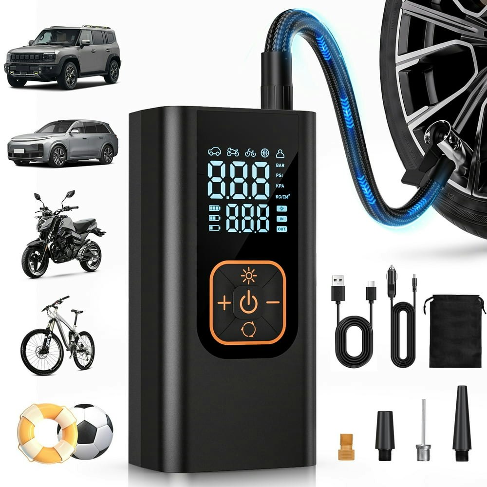 REHOTTOP Cordless Tire Inflator 180PSI: $24.99