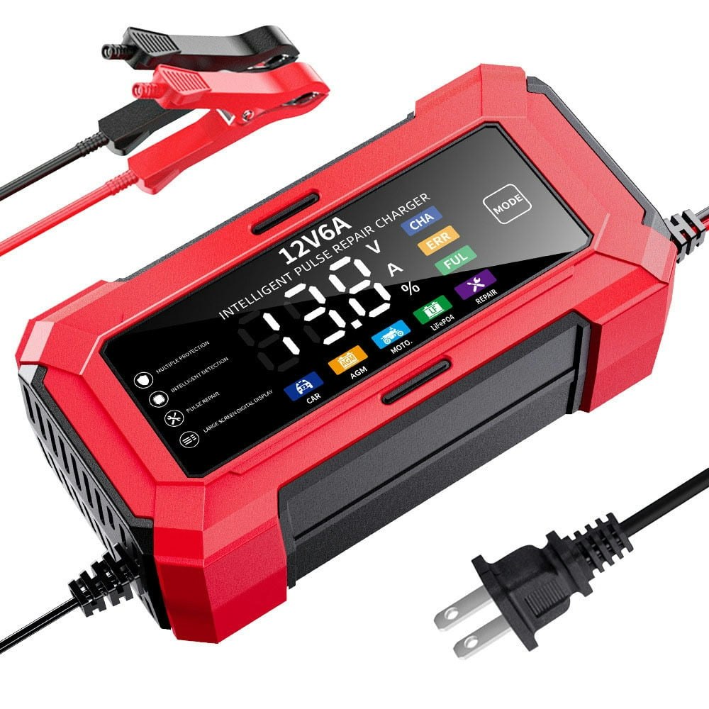 12V 6A Smart Battery Trickle Charger: $13.99 12V 6A Smart Battery Trickle Charger: $13.99