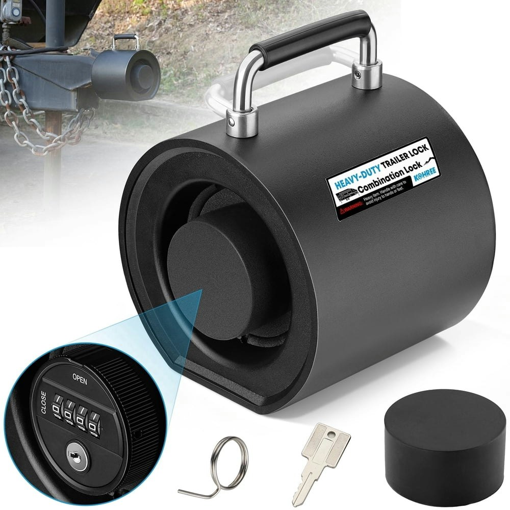 Kohree Keyless Combination Trailer Hitch Lock for 2-5/16-inch Coupler: $94.99 Kohree Keyless Combination Trailer Hitch Lock for 2-5/16-inch Coupler: $94.99