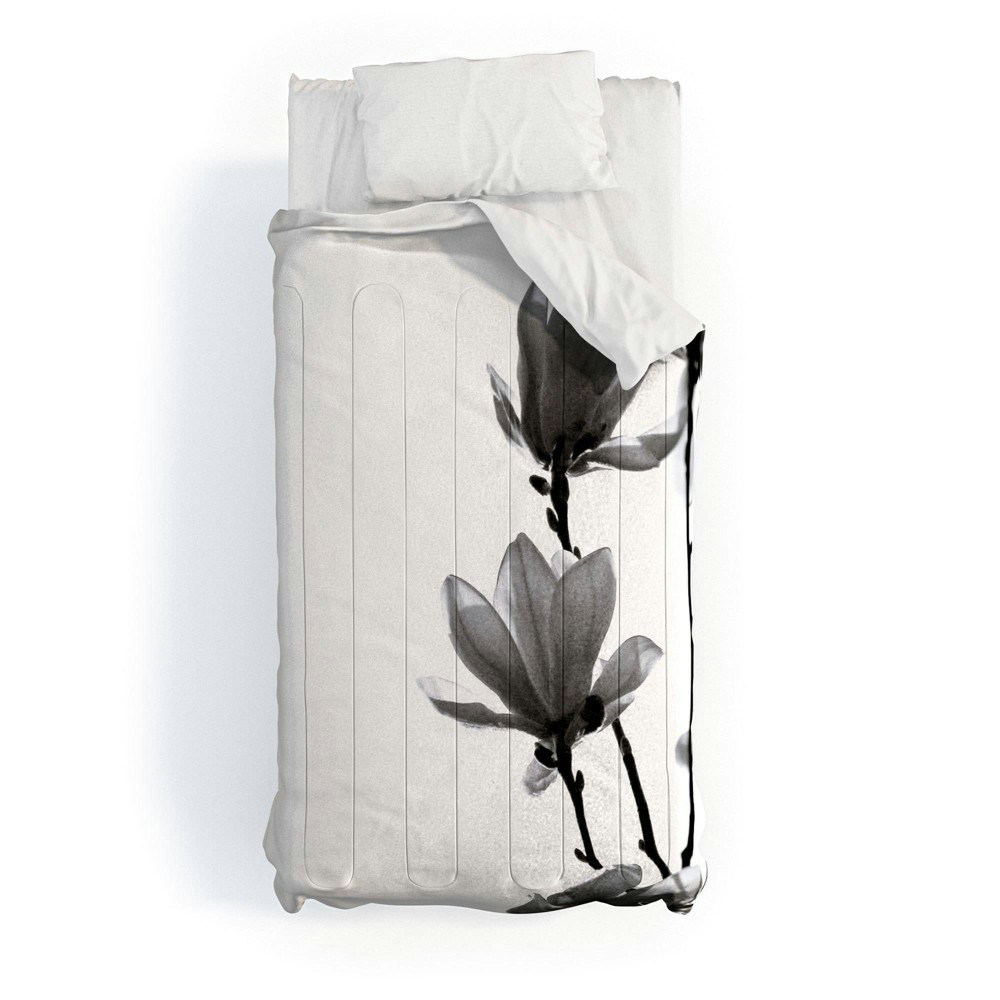 Deny Designs Monika Strigel Black Magnolia Comforter & Sham Set: $157.99 Deny Designs Monika Strigel Black Magnolia Comforter & Sham Set: $157.99