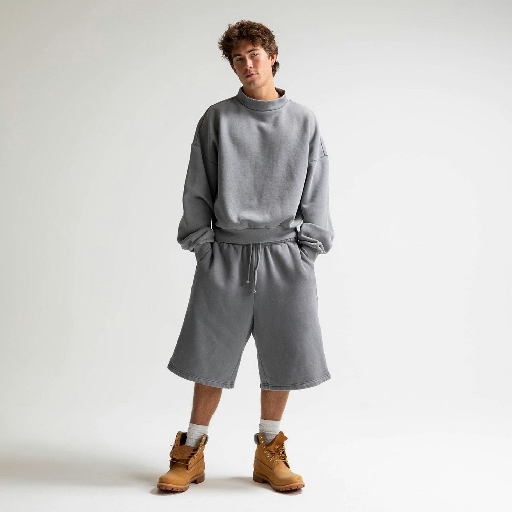 Lucky State Men's Mockneck Crew: $35