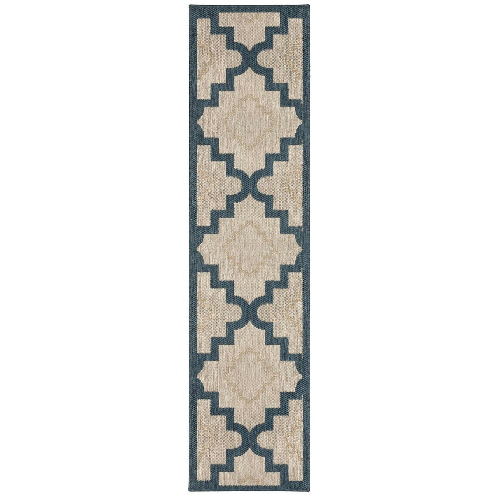 Landry Scalloped Lattice Patio Rug 1'10" x 7'6": $63.99 Landry Scalloped Lattice Patio Rug 1'10" x 7'6": $63.99