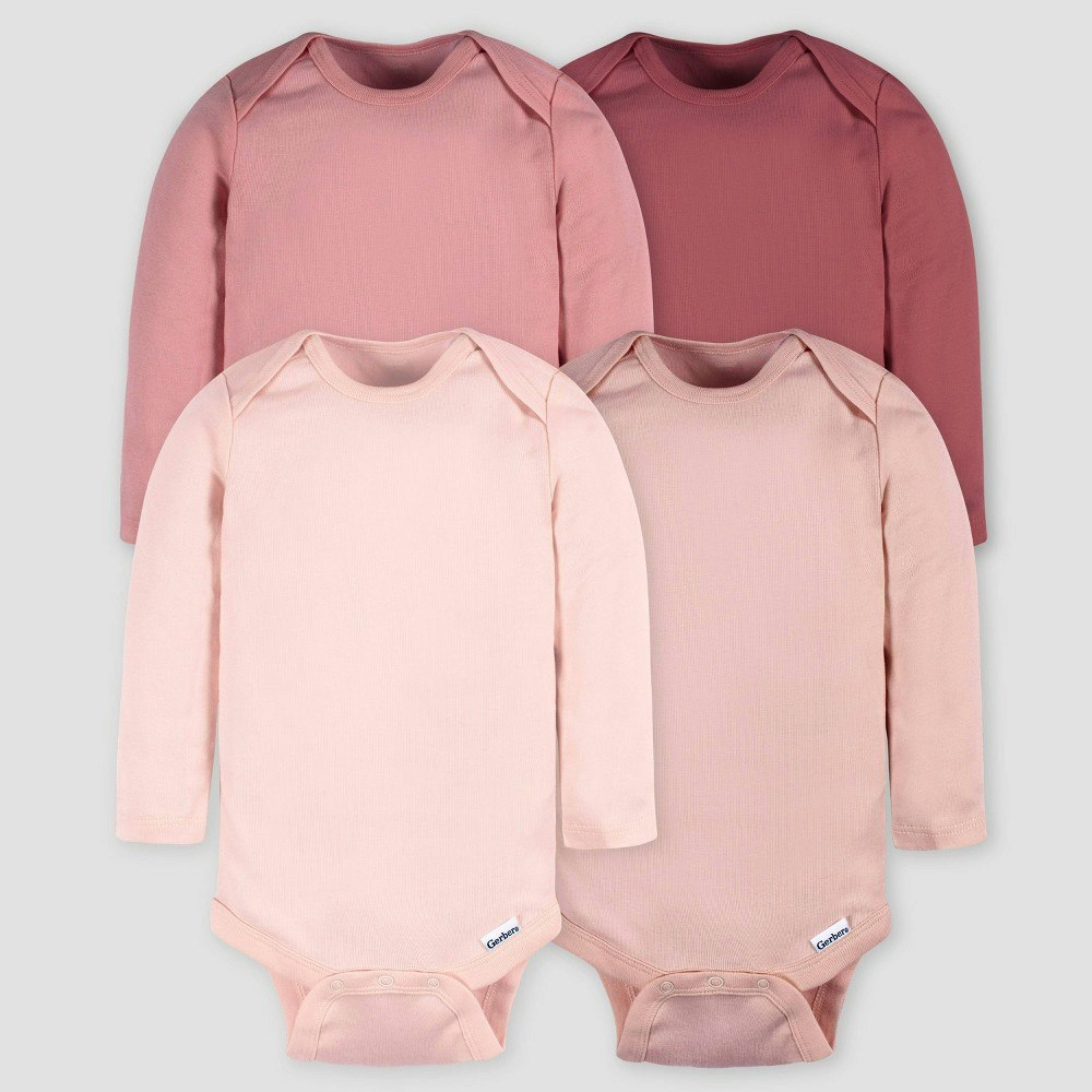 Gerber Baby 4-Pack Long Sleeve Bodysuit: $16 Gerber Baby 4-Pack Long Sleeve Bodysuit: $16