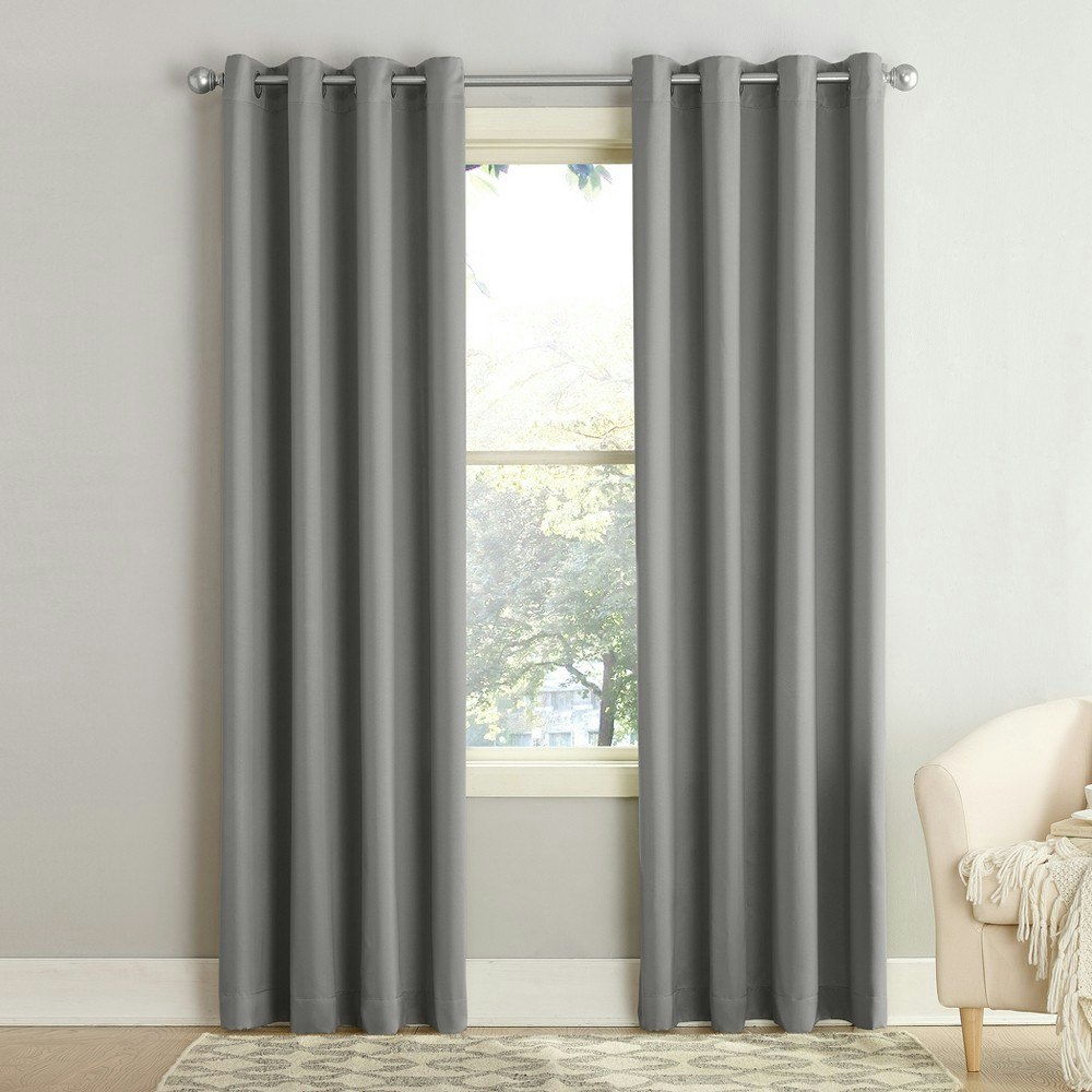 Sun Zero 54" x 108" Seymour Room Darkening Grommet Curtain Panel: $13.39 Sun Zero 54" x 108" Seymour Room Darkening Grommet Curtain Panel: $13.39