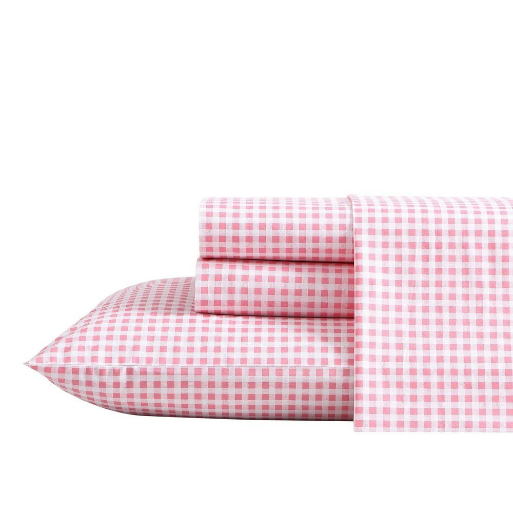 Poppy & Fritz Twin Printed Percale Cotton Sheet Set: $35.99