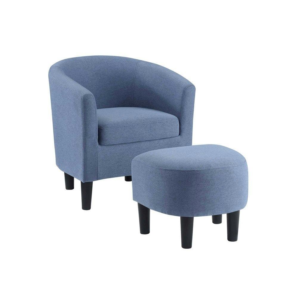 Take a Seat Churchill Accent Chair with Ottoman: $159.99