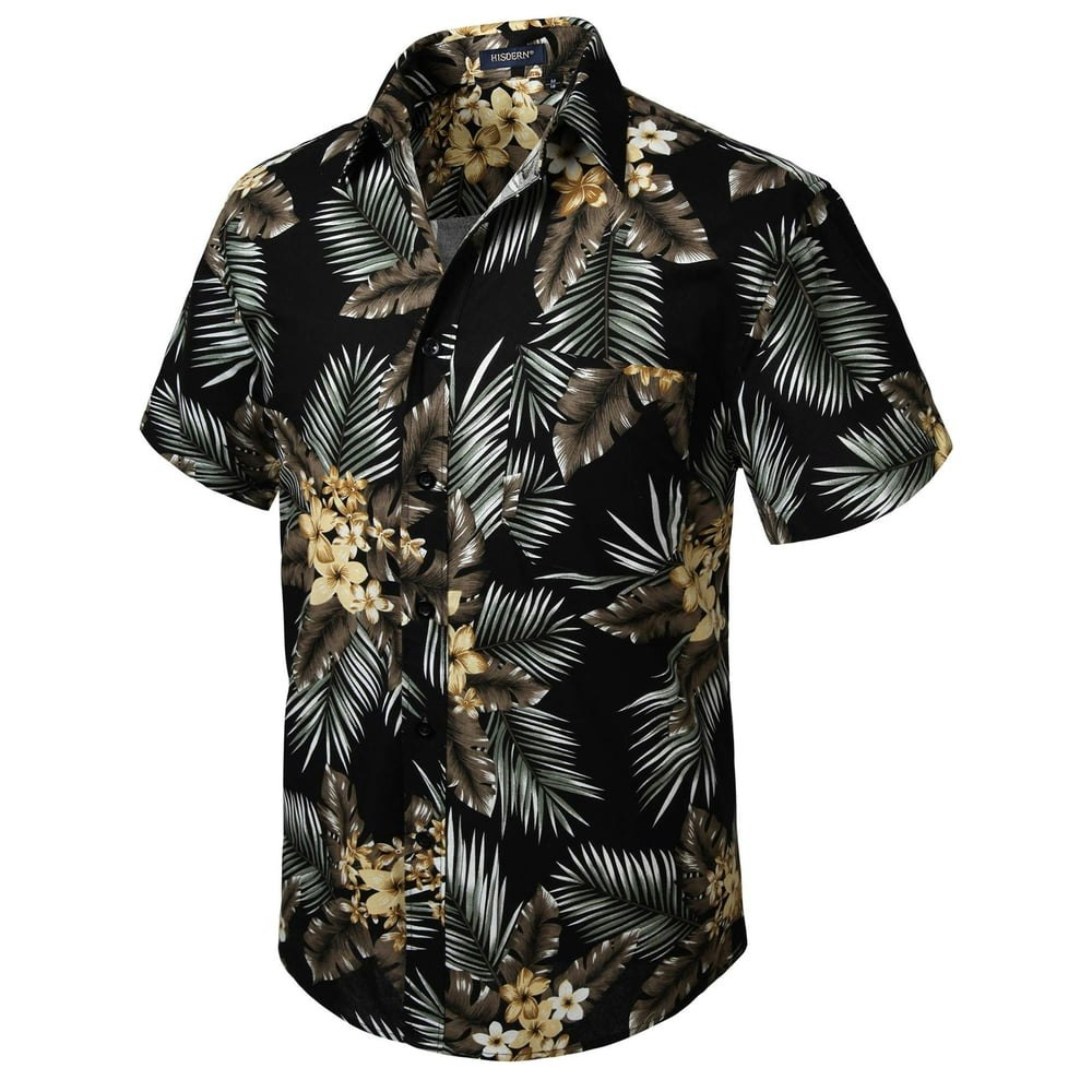 Men's Short Sleeve Floral Hawaiian Shirt: $16.09 Men's Short Sleeve Floral Hawaiian Shirt: $16.09