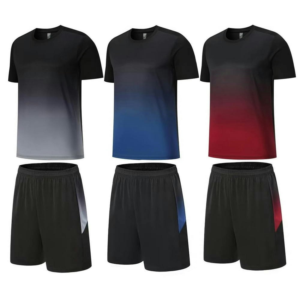BUYJYA Men's Workout Set 3-Pack: $32.59