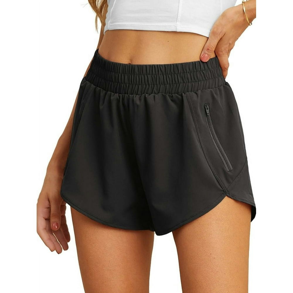 Cueply Women's High-Waisted Athletic Running Shorts: $13.79 Cueply Women's High-Waisted Athletic Running Shorts: $13.79