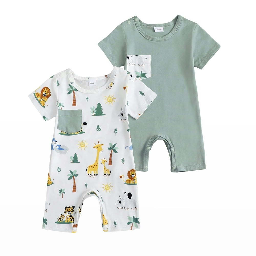 Actgleam Baby Short Sleeve Romper: $14.77 Actgleam Baby Short Sleeve Romper: $14.77